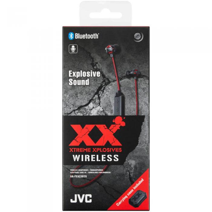 JVC - JVC Hrlur FX103BT Trdls Xtreme Xplosive In-Ear Rd