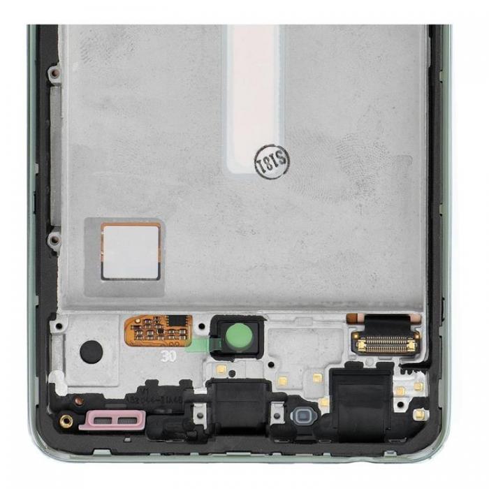 SpareParts - SAMSUNG A52S 5G Skrm med LCD-display ServicePack Grn