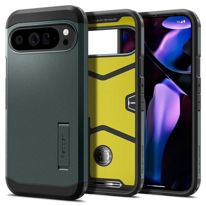 Spigen - Spigen Google Pixel 9 Pro XL Mobilskal Tough Armor - Abyss Grn