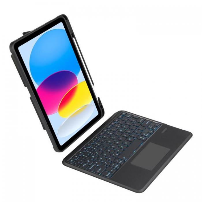 Tech-Protect - Tech-Protect iPad 10.9 (2022) Fodral SCMAG Pen + Keyboard - Svart