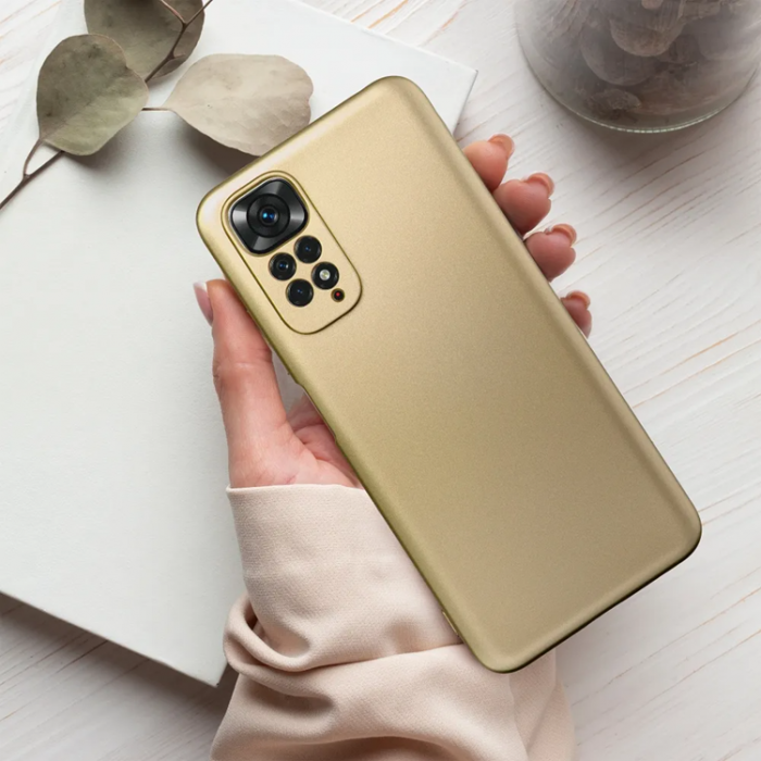 A-One Brand - Xiaomi Redmi Note 14 Pro 4G Mobilskal Metalllic - Guld