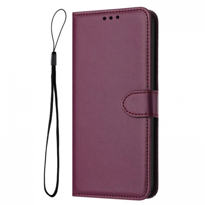 A-One Brand - Galaxy S25 Ultra Plnboksfodral Strap - Lila