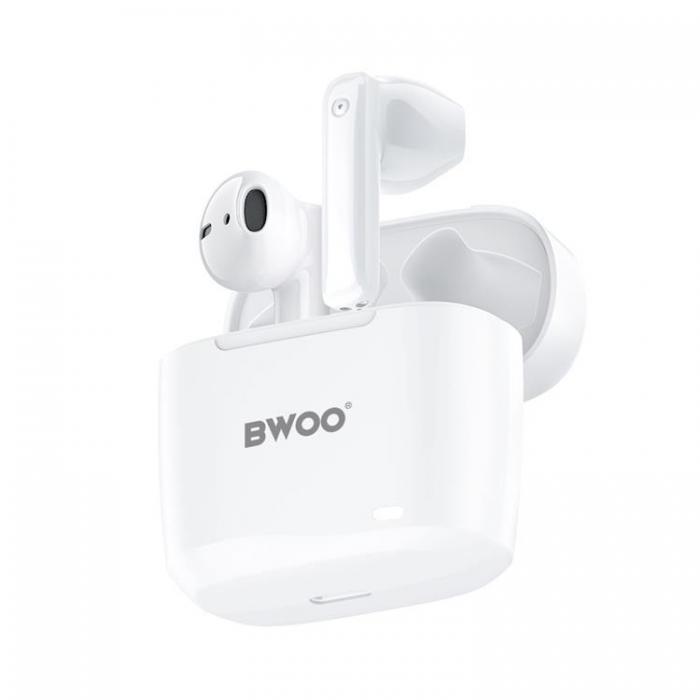 BWOO - BWOO TWS In-Ear Hrlurar Trdlsa Bluetooth BW94 - Vit