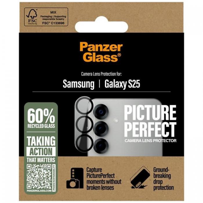 PanzerGlass - PanzerGlass Galaxy S25 Kameralinsskydd Hrdat Glas Picture Perfect