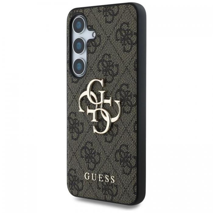 Guess - Guess Galaxy S25 Ultra Mobilskal Big 4G Logo Classic - Brun