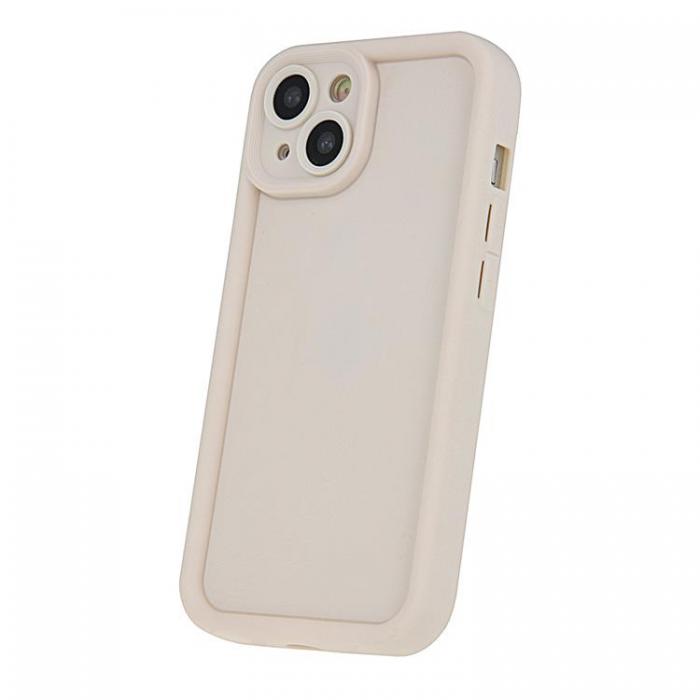 A-One Brand - Motorola E13 Mobilskal Rim TPU - Beige