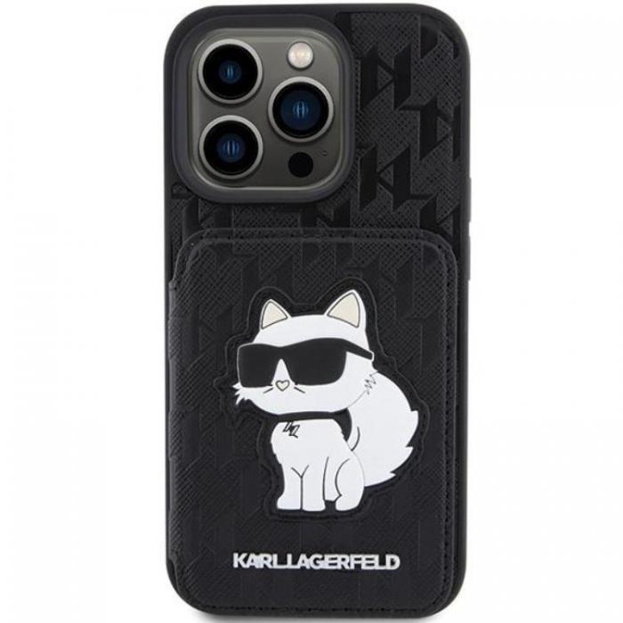 KARL LAGERFELD - Karl Lagerfeld iPhone 15 Pro Mobilskal Korthllare Choupette