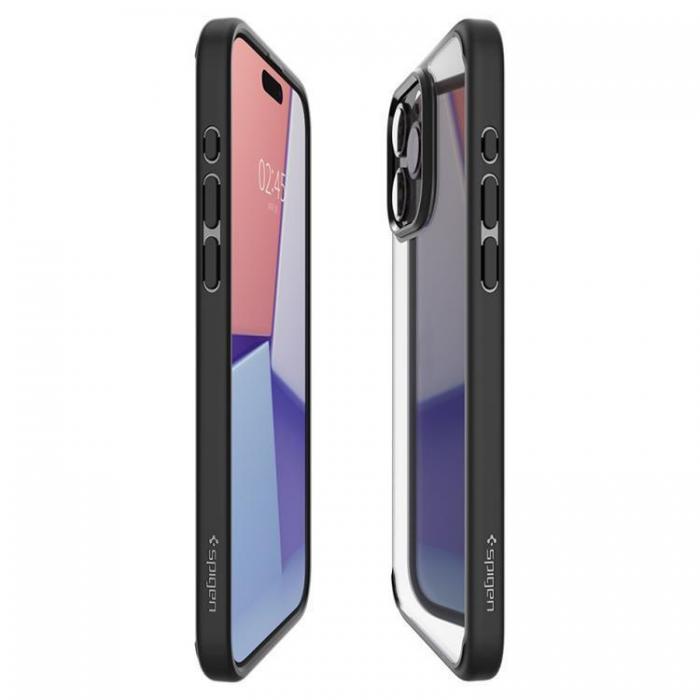 Spigen - Spigen iPhone 15 Pro Max Mobilskal Ultra Hybrid - Matte Svart