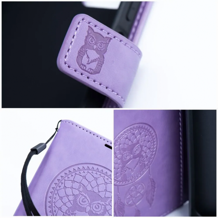 OEM - Mezzo Dreamcatcher iPhone 12/12 Pro Plnboksfodral - Lila