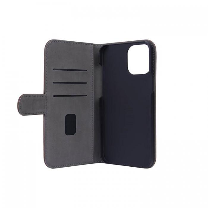 GEAR - GEAR Mobilfodral Nubuck PU iPhone 12 Pro Max - Brun