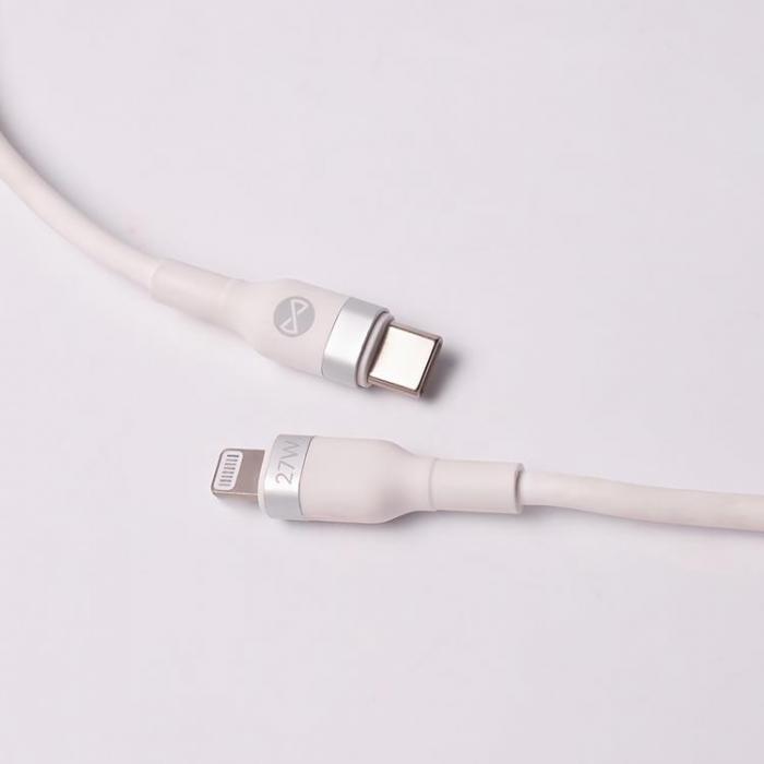 Forever - Forever Flexible MFI USB-C till Lightning kabel 1m 27W - Vit