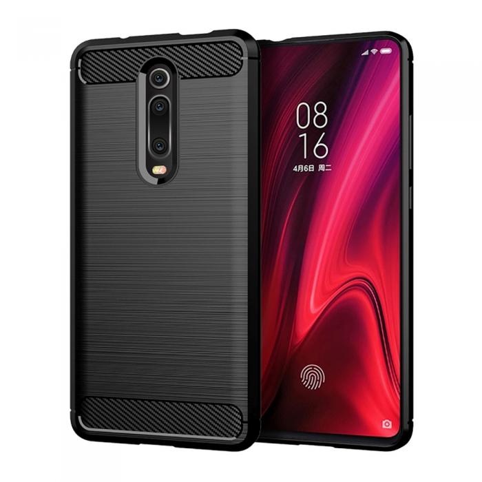 OEM - CARBON skal till XIAOMI Redmi 9T / Poco M3 Svart