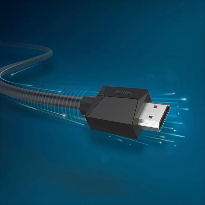 Hama - Hama Kabel HDMI High Speed 4K 18 Gbit/s 0,75m - Svart