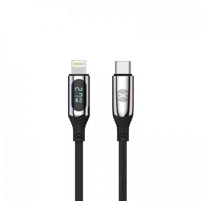 Forever - Forever USB-C till Lightning kabel 27W 1m - Svart