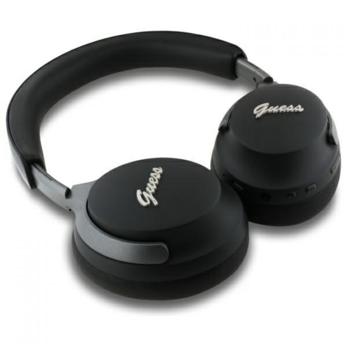 Guess - Guess Bluetooth On-Ear ANC Hrlurar Metal Script Logo - Svart