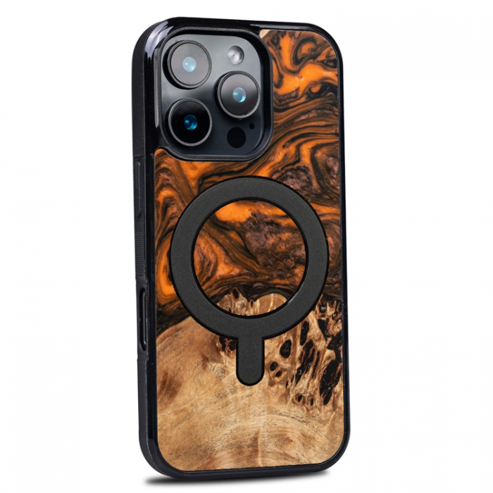 Bewood - Bewood iPhone 16 Pro Mobilskal MagSafe Unique Orange