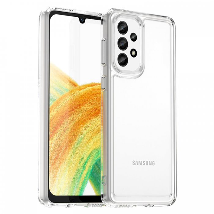 UTGATT5 - Galaxy A33 5G Skal Outer Space Flexible - Transparent