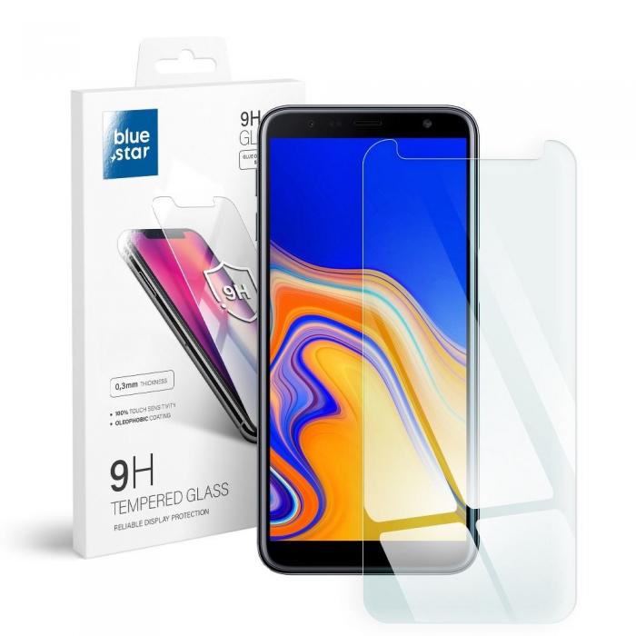 Blue Star - Blue Star Samsung Galaxy J6 Plus Skrmskydd av Hrdat Glas