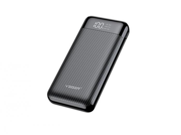 Veger - VEGER Powerbank 20000 mAh L21 (W2019) - Svart