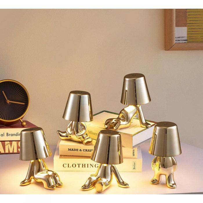 A-One Brand - Bordslampa Vid Sngen GOLD MAN Standing (model 3) MLTL