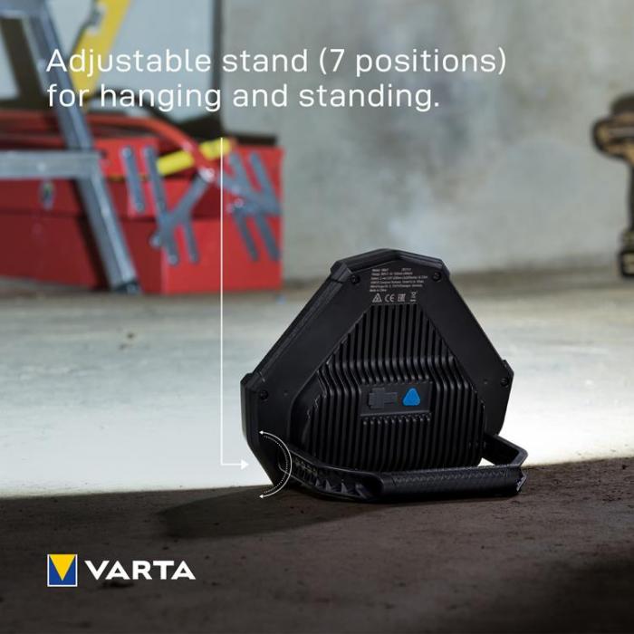 VARTA - Varta Work Flex Stadium Light Arbetsbelysning uppladdningsbar IP54 1450 lm