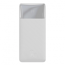 BASEUS - Baseus Powerbank 10000mAh 15W Bipow Med Micro-USB Kabel - Vit