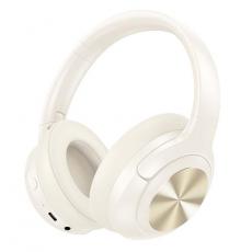 Hoco - Hoco Over-Ear Hörlurar Trådlösa Bluetooth ANC W54 - Milky Vit