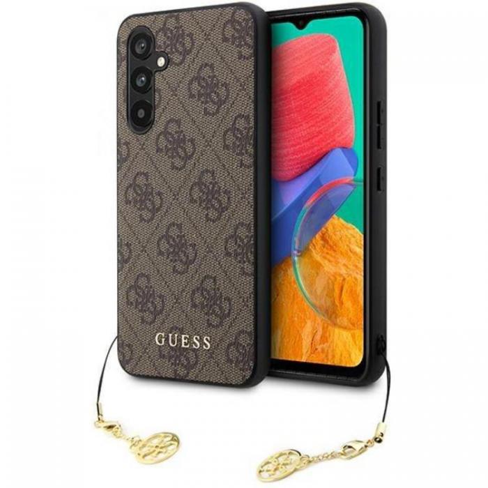 Guess - Guess Galaxy A54 5G Mobilskal 4G Charms Collection - Brun