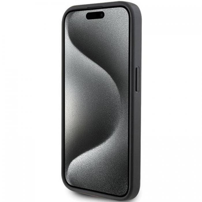 KARL LAGERFELD - Karl Lagerfeld iPhone 15 Pro Mobilskal Korthllare Metal Logo