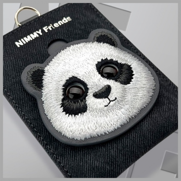 NIMMY - Nimmy Korthllare Big Eyed Pet 2.0 Panda - Svart