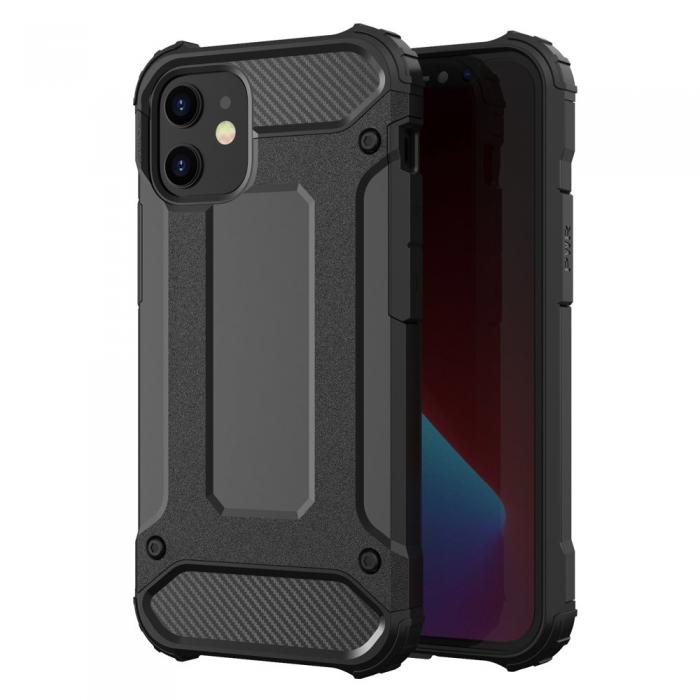 A-One Brand - iPhone 12 Pro Max Skal Hybrid Armor - Svart