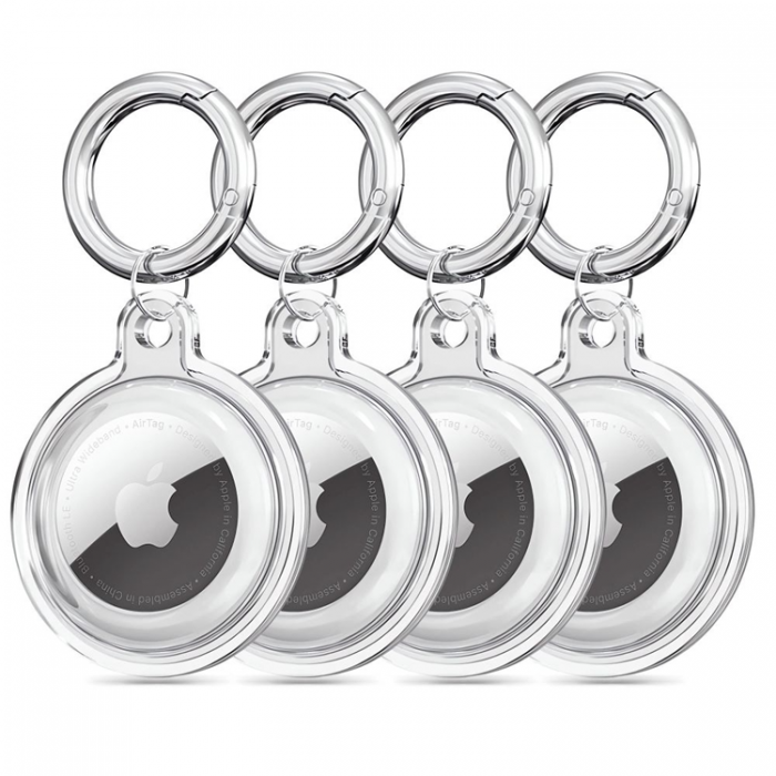 Tech-Protect - [4-Pack] Tech-Protect Apple Airtag Icon - Clear