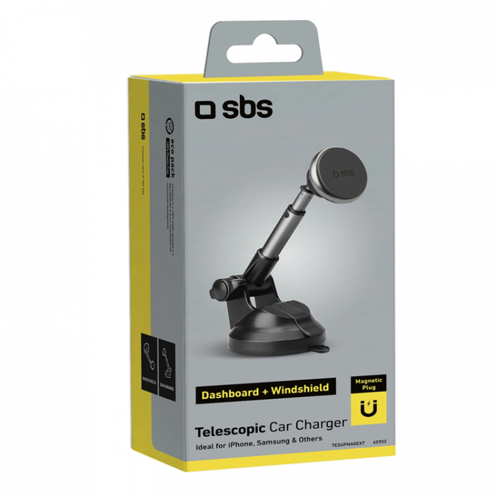 SBS - SBS Mobilhllare Instrumentbrda Med Magsafe - Svart