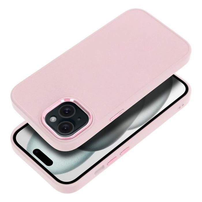 A-One Brand - iPhone 15 Mobilskal Frame - Rosa