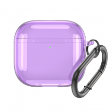 A-One Brand - Airpods 4 Skal Transparent - Lila