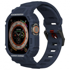 Skinarma - Skinarma Apple Watch (49mm) Armband Mecha - Marinblå