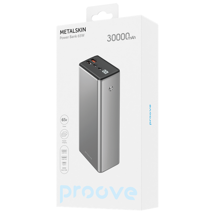 Proove - Proove Powerbank 30000mAh 65W MetalSkin - Gr