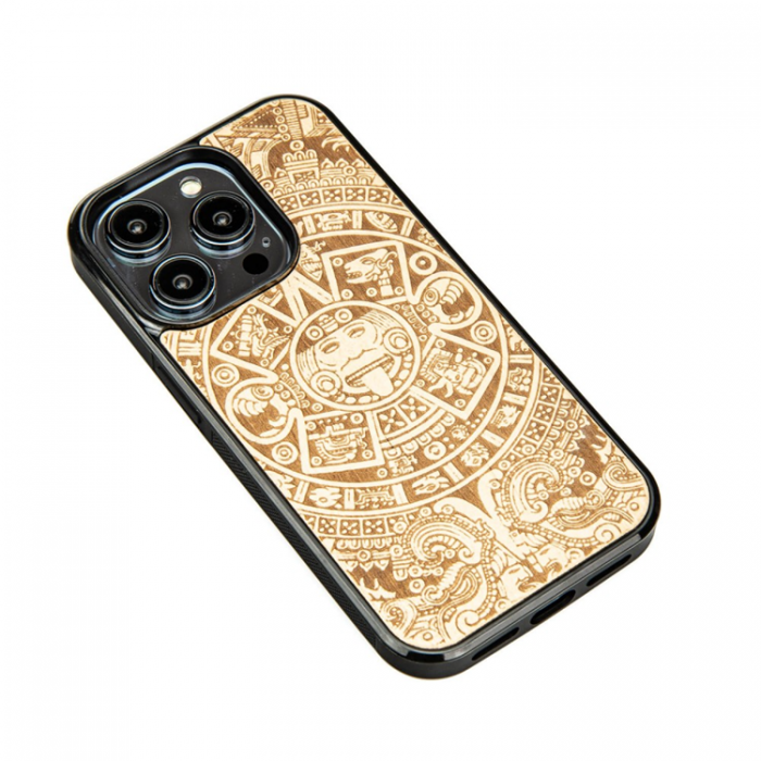 Bewood - Bewood iPhone 15 Pro Mobilskal Aztec Calendar Aniegre