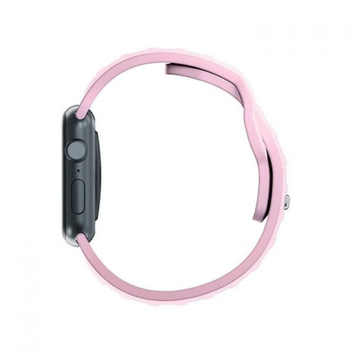 3MK - 3mk Apple Watch (38/40/41mm) Armband Silikon - Powder Pink