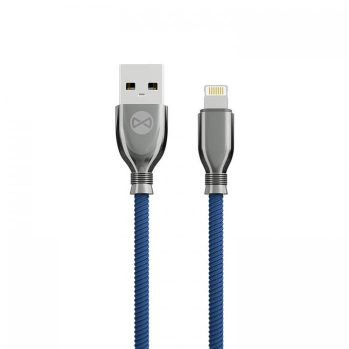 Forever - Forever Tornado USB-A till Lightning kabel 1m 3A - Navy