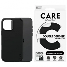 PanzerGlass - CARE By PanzerGlass iPhone 16 Pro Max Mobilskal Double Defense - Svart