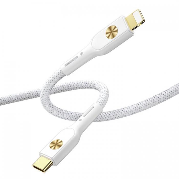 WIWU - WIWU USB-C Till Lightning 1.2m Kabel 30W City - Vit