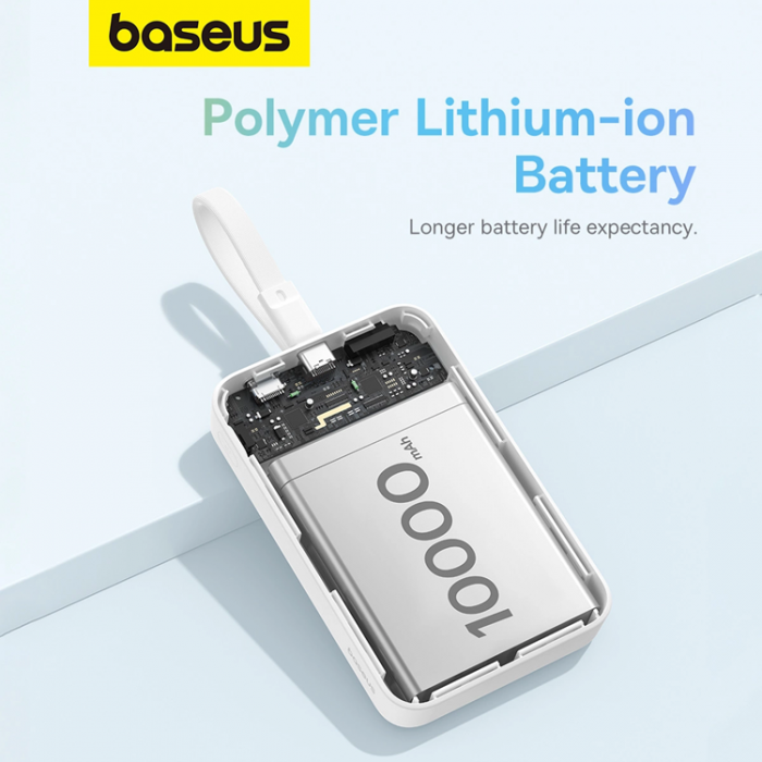 BASEUS - Baseus Magnetic Mini MagSafe 10000mAh 20W Powerbank - Vit