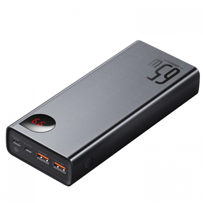 BASEUS - Baseus Powerbank 20000mAh 65W Adaman QC 4.0 - Svart