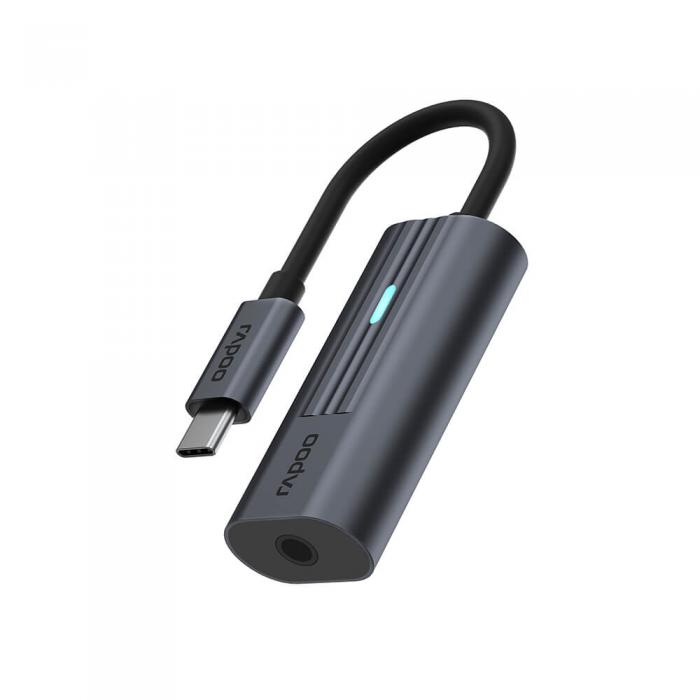 Rapoo - RAPOO Adapter UCA-1002 USB-C till 3.5 mm Ljud