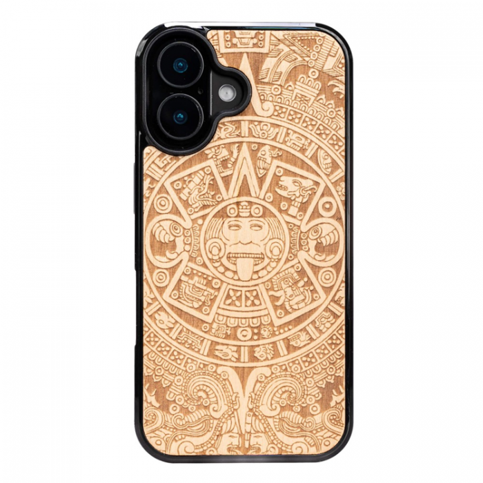 Bewood - Bewood iPhone 16 Mobilskal Aztec Calendar Aniegre