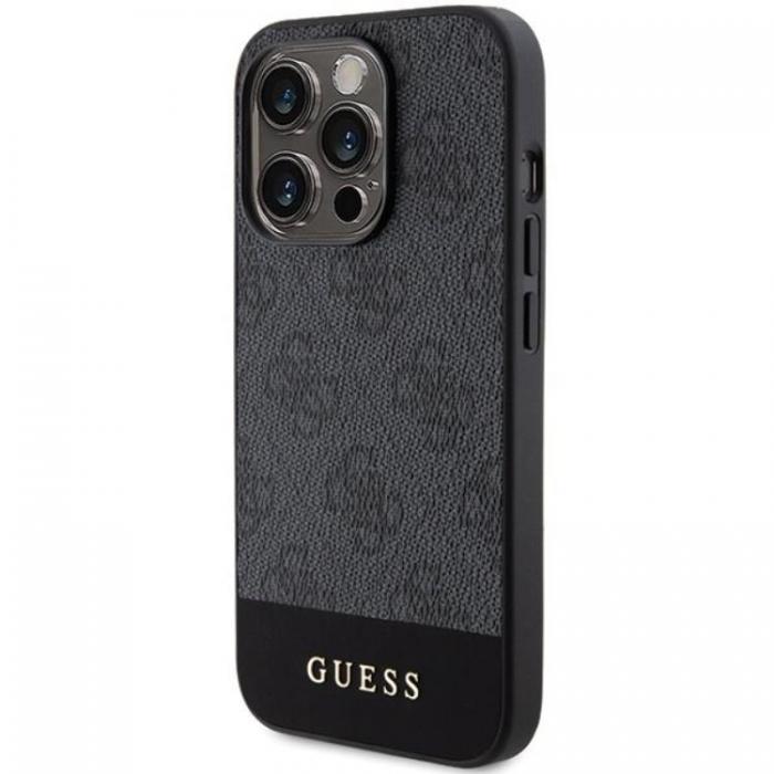 Guess - Guess iPhone 15 Pro Mobilskal Stripe Collection - Gr