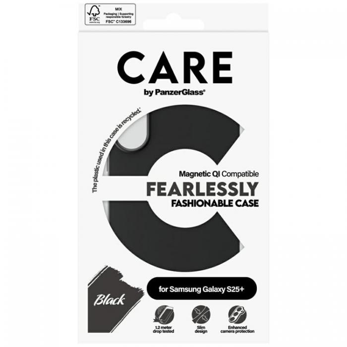 PanzerGlass - CARE By PanzerGlass Galaxy S25 Plus Mobilskal MagSafe QI Fashion - Svart