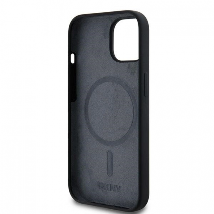 DKNY - DKNY iPhone 11/XR Mobilskal MagSafe Silikon Vit Logo