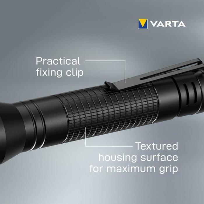 VARTA - Varta Aluminium Light F20 Pro Ficklampa 250 lm